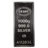 Istanbul Gold Refinery (IGR) Kilo Silver Bar