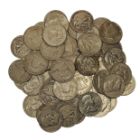 90% Silver Half Dollars (Circulated - In Increments of $1 Face Value)