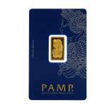  5 Gram Pamp Suisse Fortuna Veriscan Gold Bar (New with Assay)